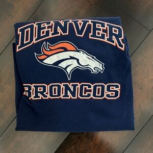 True Fan Navy Denver Broncos T-Shirt